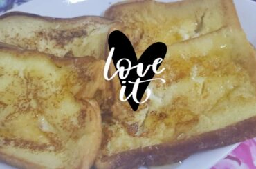 My simple recipe of French toast for breakfast. @elise vlogz