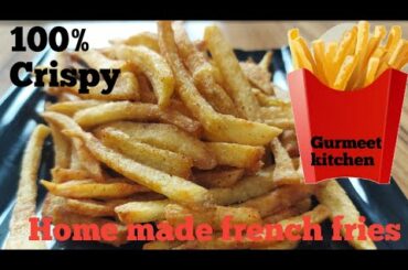 Home Made Crispy Prefect French Fries Recipe With Tips & Tricks | Crispy Finger Chips |