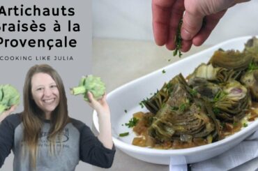 Julia Child's Artichokes Braised with Wine, Garlic, and Herbs | Recipe 168