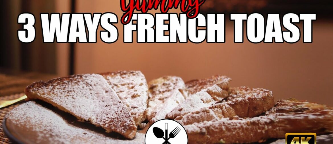 French Toast Recipe, Classic,  Pistachio or Walnuts Crusted.