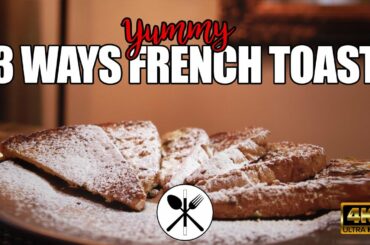 French Toast Recipe, Classic,  Pistachio or Walnuts Crusted.