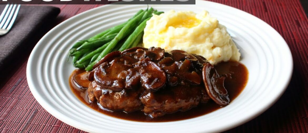 Salisbury Steak – TV Dinner Style – Food Wishes Salisbury Steak - TV Dinner Style - Food Wishes