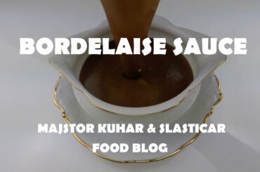 Bordelaise sauce recipe