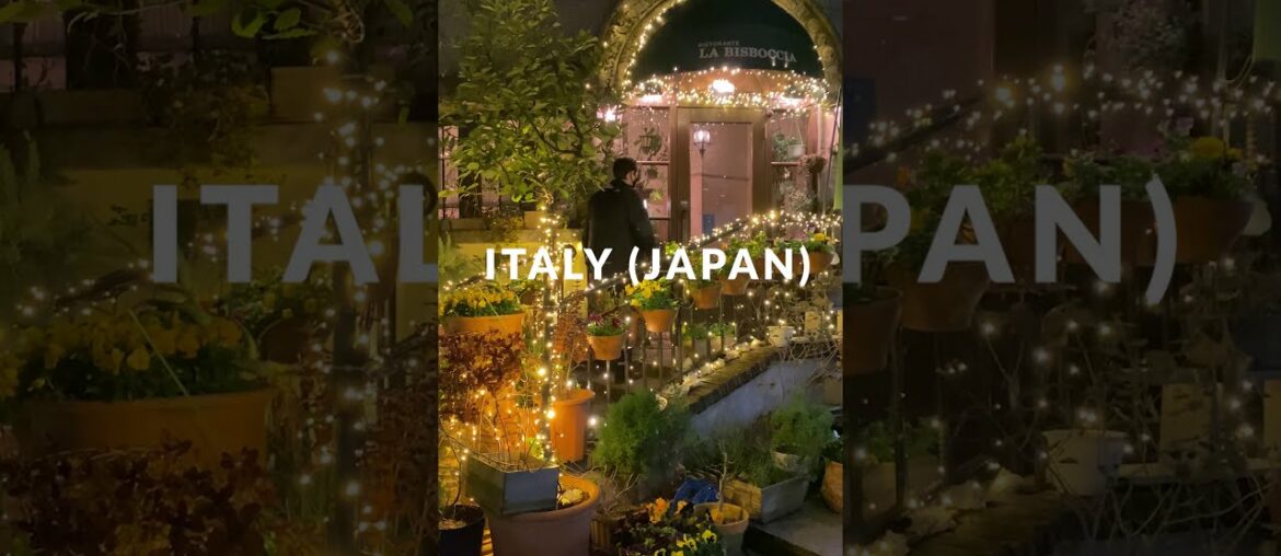 Gluten-free ITALIAN dining in Tokyo Japan