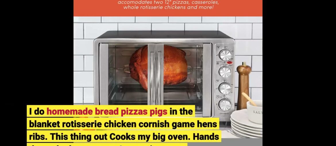 Honest REVIEWS. Elite Gourmet ETO-4510M Double French Door Countertop Convection Toaster Oven,...