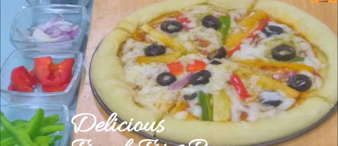 French Fries Pizza Recipe/Easy Pizza Recipe/No Oven Pizza Recipe French Fries Pizza Recipe/Easy Pizza Recipe/No Oven Pizza Recipe
