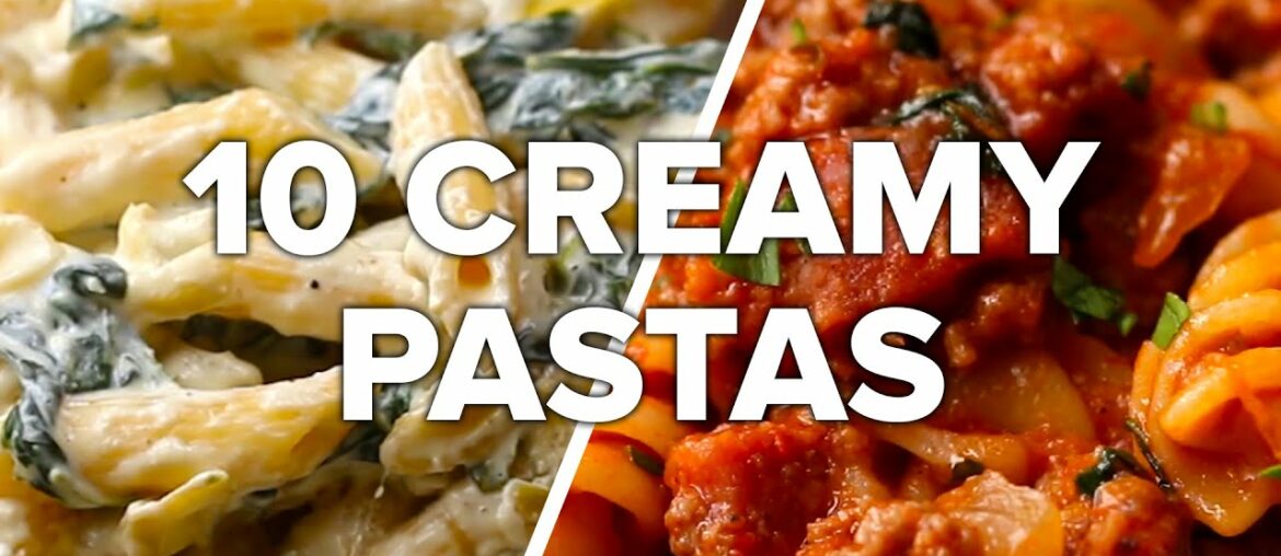 10 Creamy & Satisfying Pasta Dishes