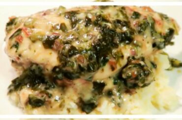 COOK  WITH ME | FRENCH ONION SPINACH CHICKEN | CROCKPOT RECIPE