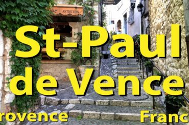 Saint Paul de Vence, Provence, France, 4K update
