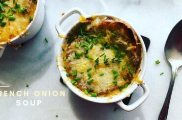 French Onion Soup | Triple Cheese French Onion Soup Recipe