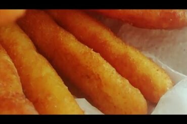 Potato France fry  recipe.  crispy potato french fries Happy mom cooking