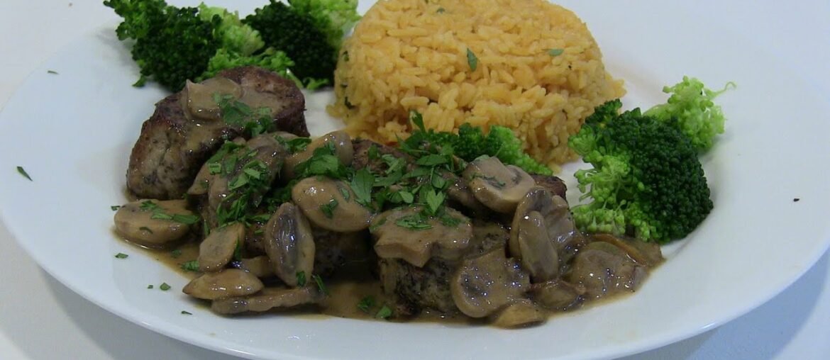 French Style Pork Medallions in a Masala Cream Sauce