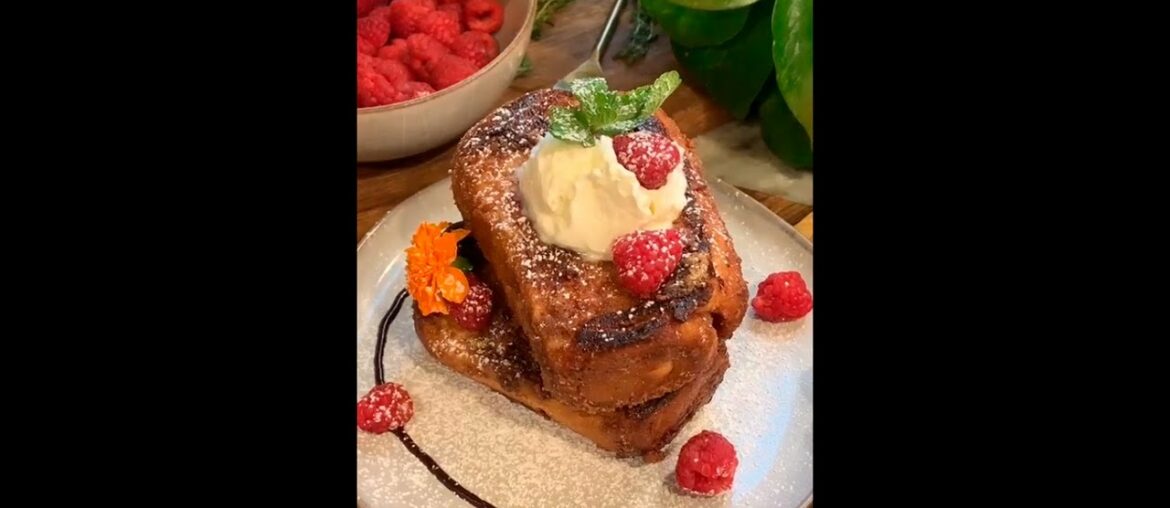 Homemade Brioche Bread French Toast Recipe #shorts
