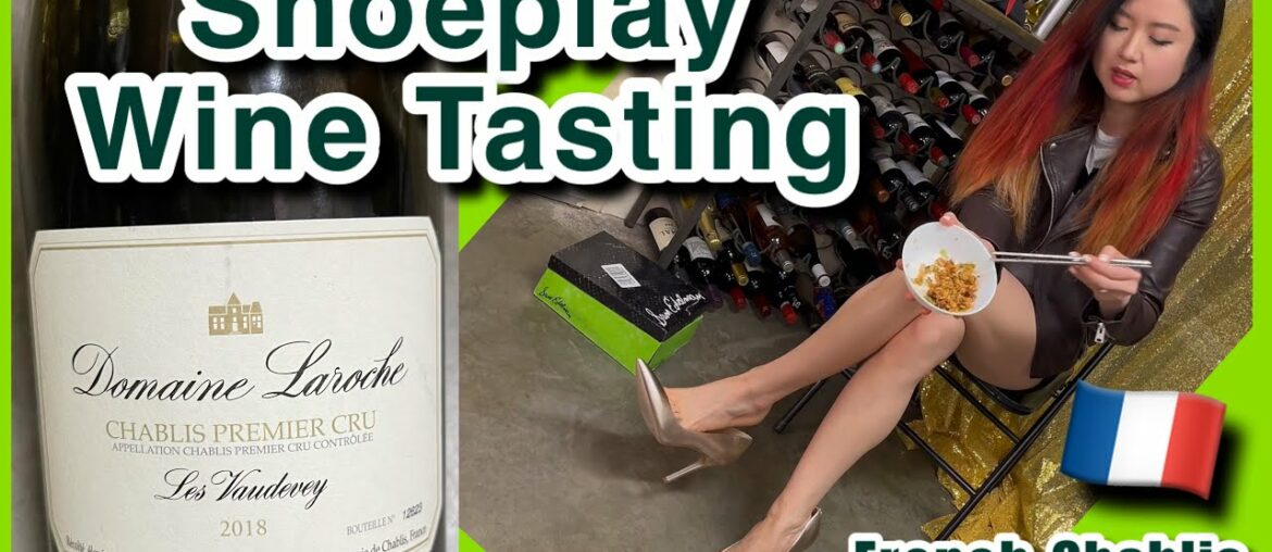 Gold Heels Dangle – French Chablis Chardonnay, Shoeplay Wine Tasting Gold Heels Dangle - French Chablis Chardonnay, Shoeplay Wine Tasting