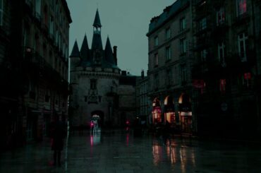 Rain Walk Bordeaux 4k France / feb 2021