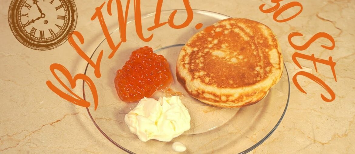 Amazing FRENCH blinis in a 30s recipe by Cakes and Tips