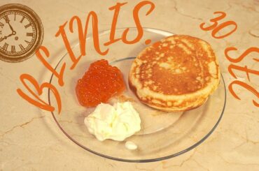 Amazing FRENCH blinis in a 30s recipe by Cakes and Tips