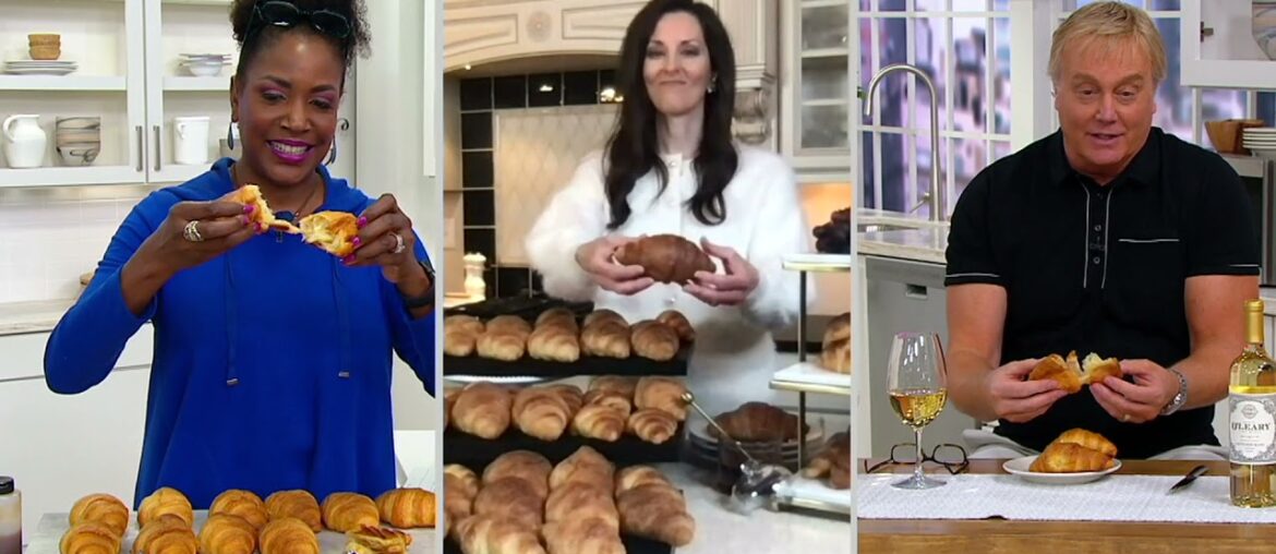 Authentic Gourmet 20, 40, or 60 French Butter Croissants on QVC