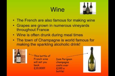 Year 4 meals in French speaking countries