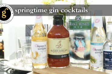 Five Springtime Gin Cocktails | Cooking with Gunther's Gourmet Episode 5