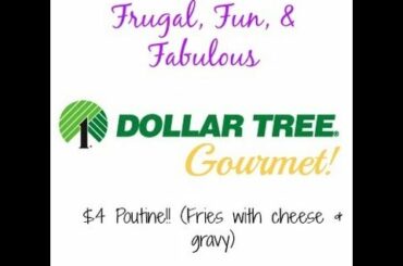 Dollar Tree Gourmet - Poutine Recipe (Fries with cheese and gravy)!
