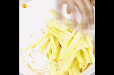 How To Make Masala French Fries Recipe | Crispy Potato Finger Chips @Cooky Foods Shorts