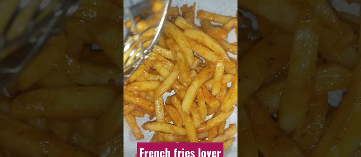 yummy french fries || cooking ka andaaz || who want the recipe hit like ||