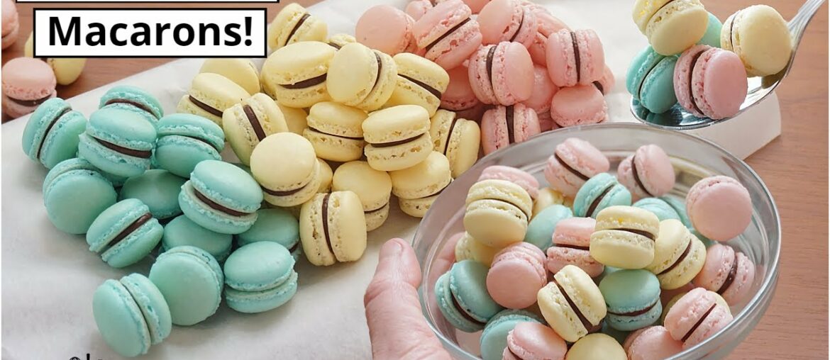 $5 MINI Gourmet FRENCH MACARONS! How to make French Macarons for beginners! French Macaron Recipe