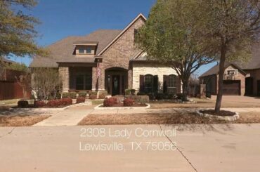 2308 Lady Cornwall Drive Lewisville TX 75056 Castle Hills Subdivision North Dallas Texas