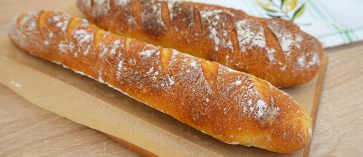 French Baguette at Home / Simple Dough Recipe / Cook at home