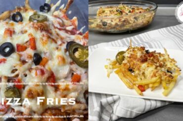 Pizza Fries Recipe | Ramadan Special | Cheese loaded Fries  | Family Snack | Pizza French Fries