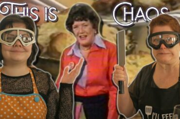 We Tried Following Julia Child's Famous Onion Soup Recipe and it was Chaos (feat. my Mom)