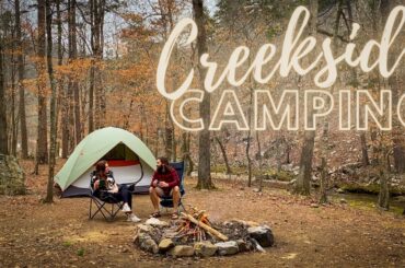 Creekside Camping | Relaxing in Arkansas Forest