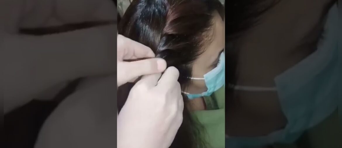 Side French | Hair Style |With Saabi World Recipes#