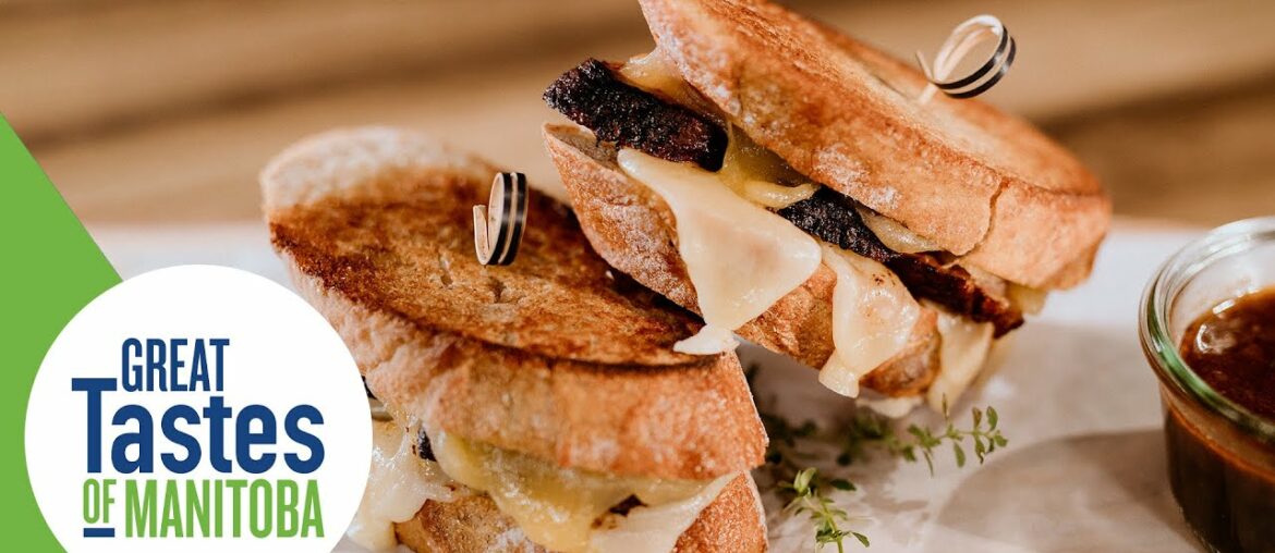 Leftover Brisket into Gourmet Grilled Beef Dip at Home! Beef Sandwich Recipe-- Cooking Tutorial