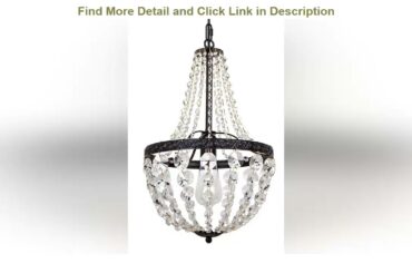 Most Creative Product Modern French Crystal Chandelier Farmhouse Pendant Lighting Rustic Ceiling Li