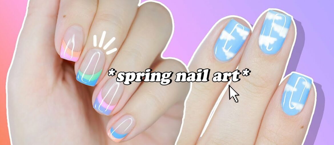 Spring 2021 Nail Art | Everything's Peachy Collection by Bio Seaweed Gel