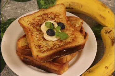 Banana French Bread | French Banana Toast | Banana #shorts by yummy Bohra Recipe