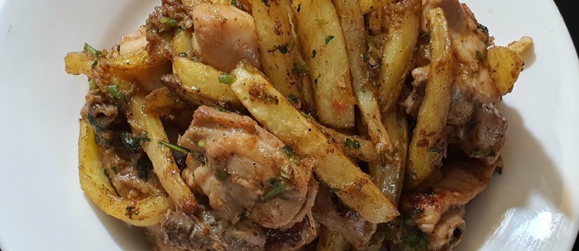 Chicken With French Fries l Dinner Ideas l Chicken Recipe For Dinner l Short Videos