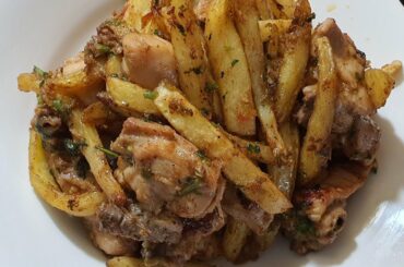 Chicken With French Fries l Dinner Ideas l Chicken Recipe For Dinner l Short Videos