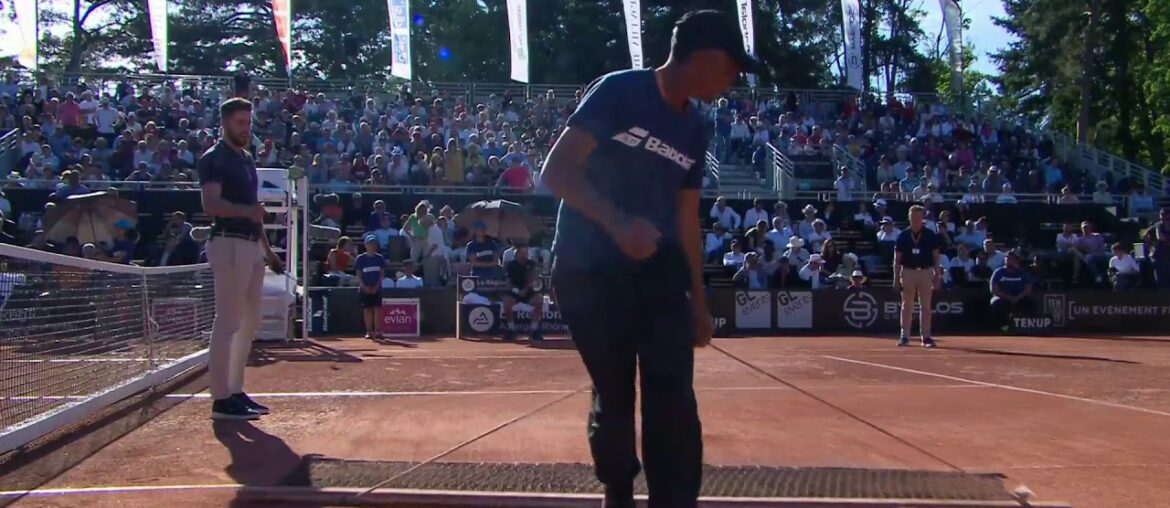 Handsome French chair umpire Alex Robein