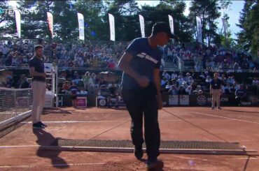 Handsome French chair umpire Alex Robein