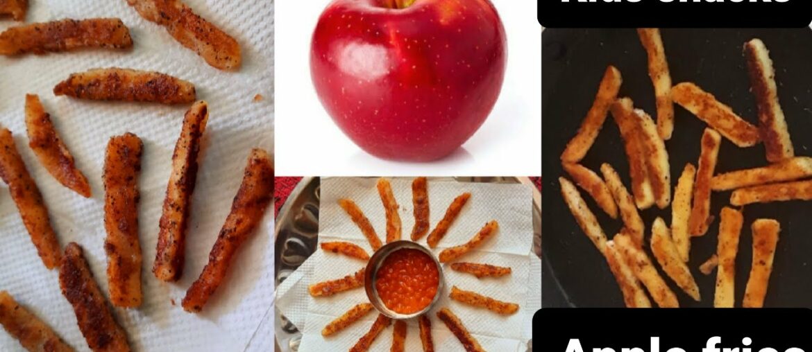 APPLE FRIES RECIPE IN TAMIL | KIDS SNACKS RECIPE IN TAMIL | FRENCH APPLE FRIES RECIPE IN TAMIL