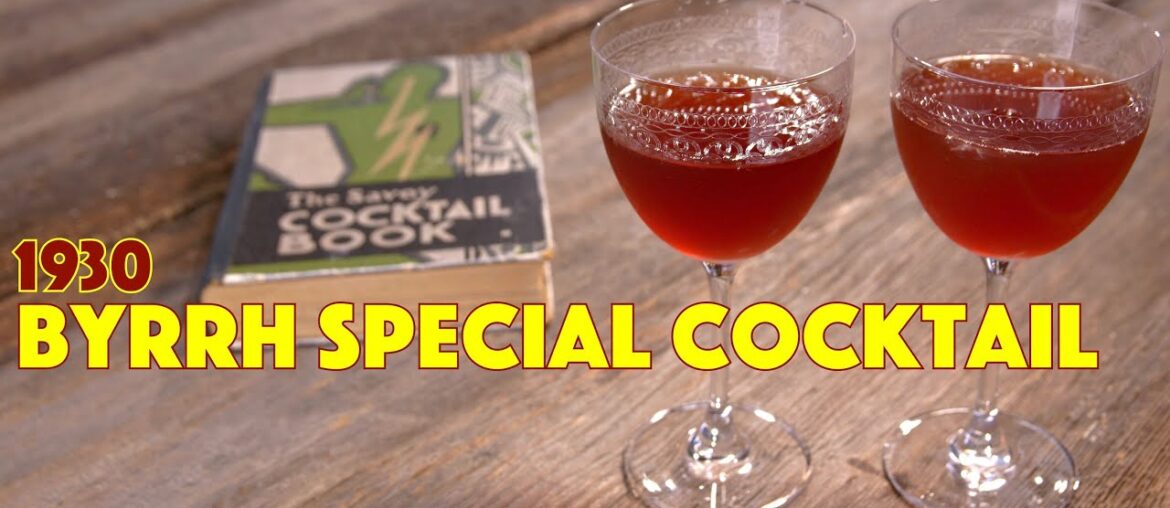 1930 Byrrh Special Cocktail Recipe QuinQuina Cocktail - Cocktails After Dark - Glen And Friends