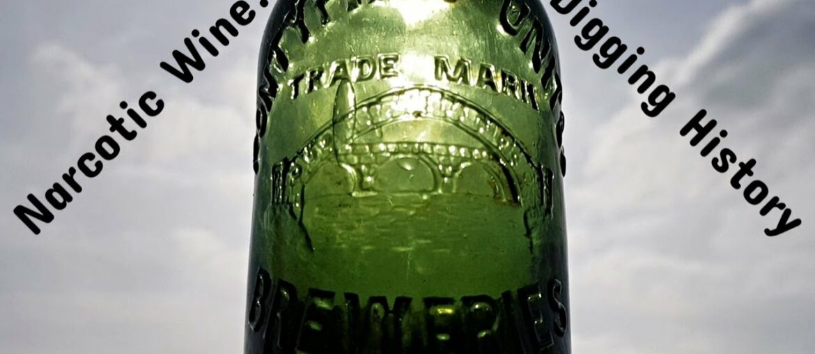 Cocaine Wine Tonic! Bottle digging Wales UK Cocaine Wine Tonic! Bottle digging Wales UK