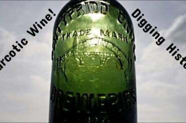 Cocaine Wine Tonic! Bottle digging Wales UK