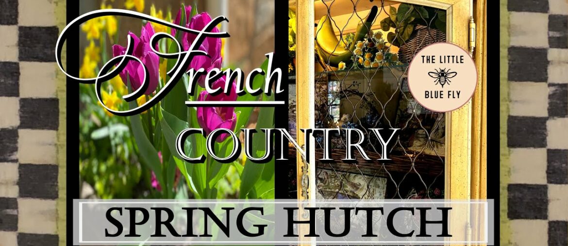 My Hutch Literally Glows!!! | *NEW* French Country Hutch | Whimsy Spring Garden Decorating My Hutch Literally Glows!!! | *NEW* French Country Hutch | Whimsy Spring Garden Decorating