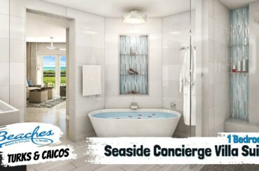 Seaside One Bedroom Concierge Villa Suite S1 | Beaches Turks & Caicos Walkthrough Tour & Review 4K