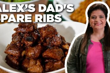 Alex Guarnaschelli's Dad's Spare Ribs | Alex's Day Off | Food Network