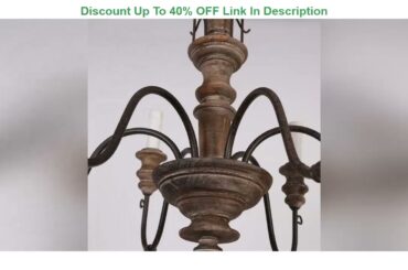 Top 5 OSAIRUOS French Country Chandelier Rustic Farmhouse Handmade Wood Distressed Chandeliers for